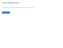 Tablet Screenshot of bitbyte.com